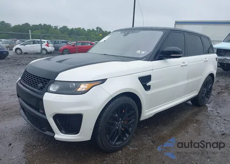 2017 Land Rover Range Rover Sport 5.0L V8 Supercharged Svr z USA, uszkodzony, nr VIN SALWZ2FE2HA144422